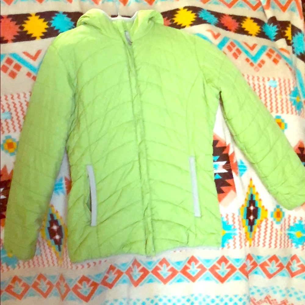 Lime green jacket 🧥